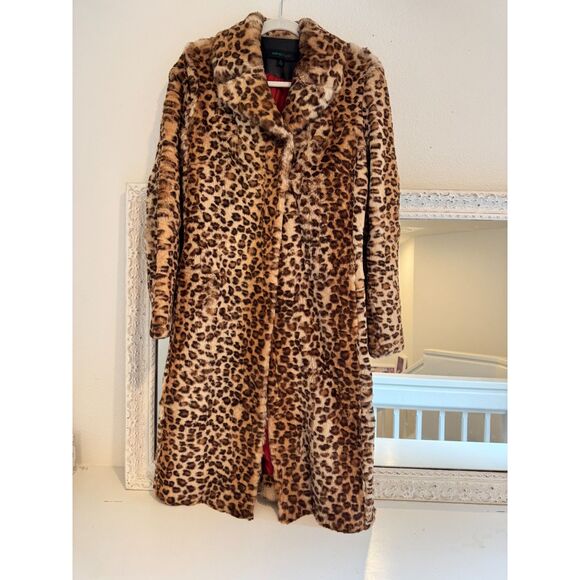 Sienna Studio Rabbit Fur Coat Jacket Animal Print Small GORGEOUS!!! - Picture 1 of 8